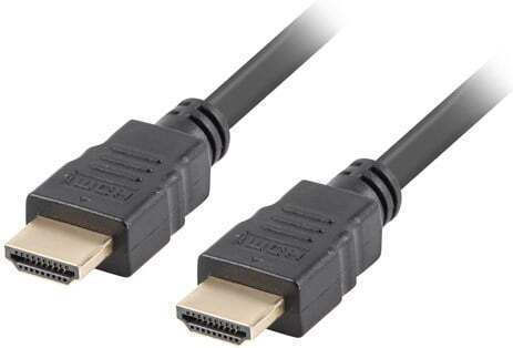 Lanberg Cablu HDMI 1.4 High Speed 1080p 120Hz HDMI de Sex Masculin - HDMI de Sex Masculin 1.8m Negru