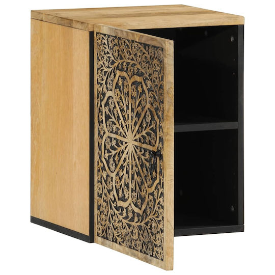 vidaXL Lemn Cabinet de baie L38xA33xÎ48cm Maro