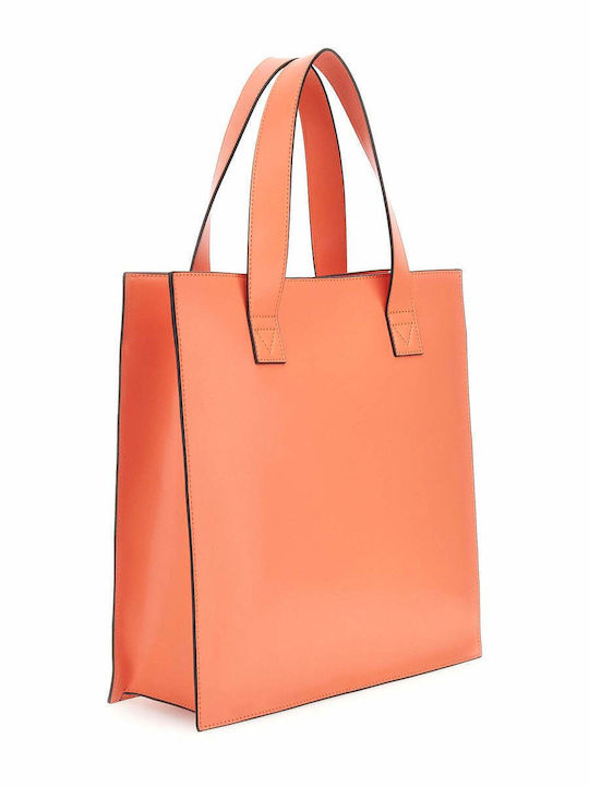 Guess Damen Tasche Shopper Schulter Orange