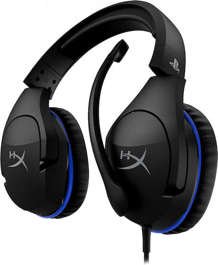 HyperX Cloud Stinger Over Ear Gaming Headset with 3.5 mm Connectivity Blue for PC