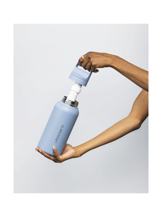 Lifestraw Παγούρι Ανοξείδωτο με Φίλτρο 1000ml Γαλάζιο