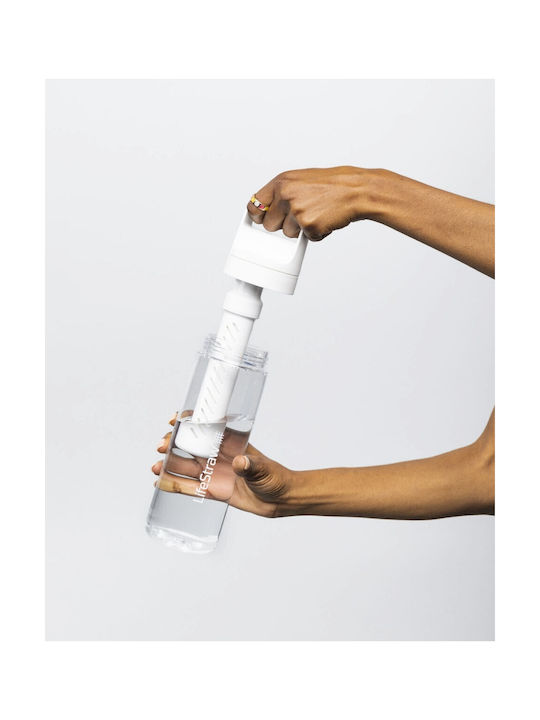 Lifestraw Wasserflasche Kunststoff mit Filter 650ml Weiß