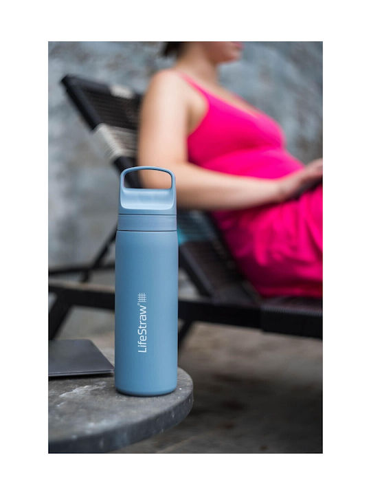 Lifestraw Παγούρι Ανοξείδωτο με Φίλτρο 530ml Γαλάζιο
