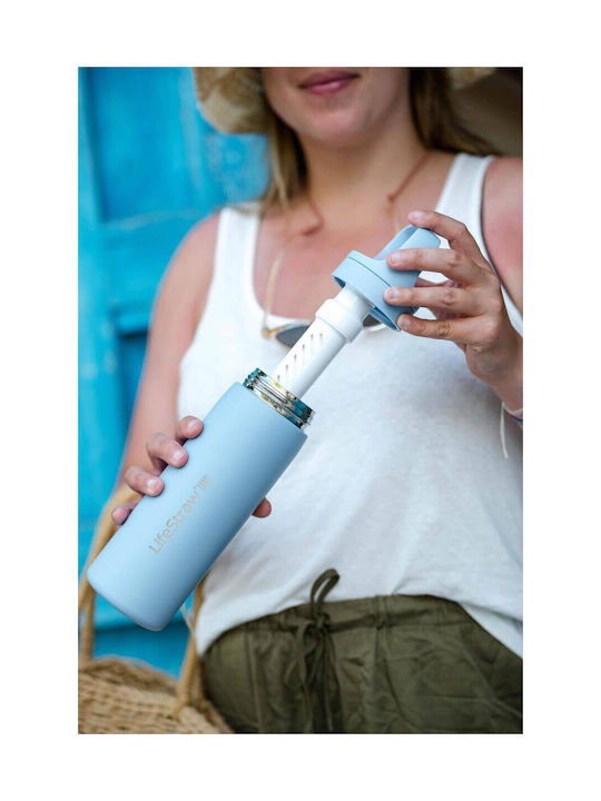 Lifestraw Παγούρι Ανοξείδωτο με Φίλτρο 530ml Γαλάζιο