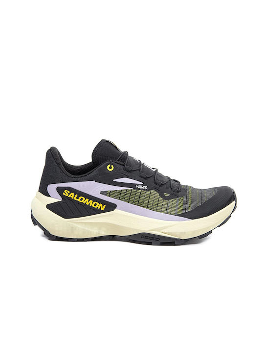 Salomon Genesis Damen Sportschuhe Laufen Schwarz