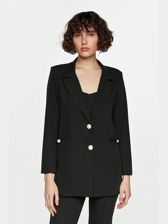 Dejavu Damen Blazer Black