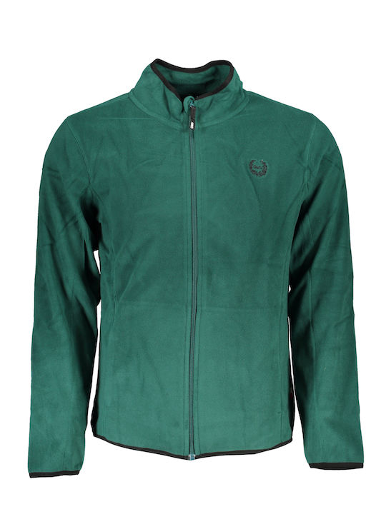 Gian Marco Venturi Men's Sweatshirt Jacket Green