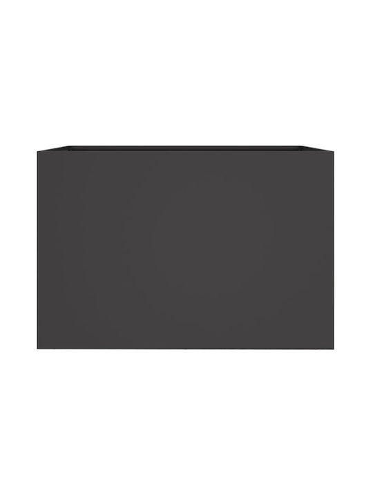 vidaXL Planter Box Plastic Black 62x39x40cm.