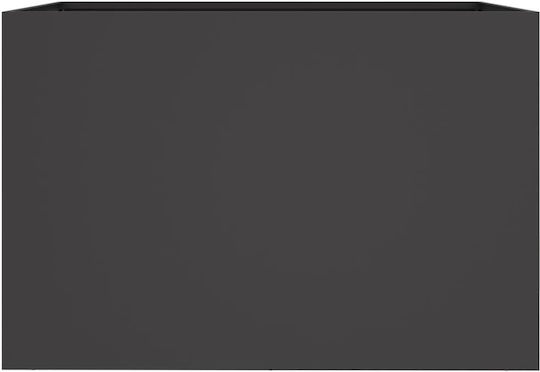 vidaXL Planter Box Plastic Black 62x39x40cm.