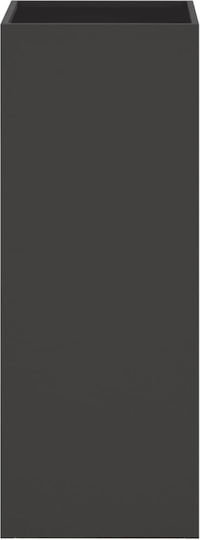 vidaXL Planter Box Plastic Black 32x75x27.5cm.