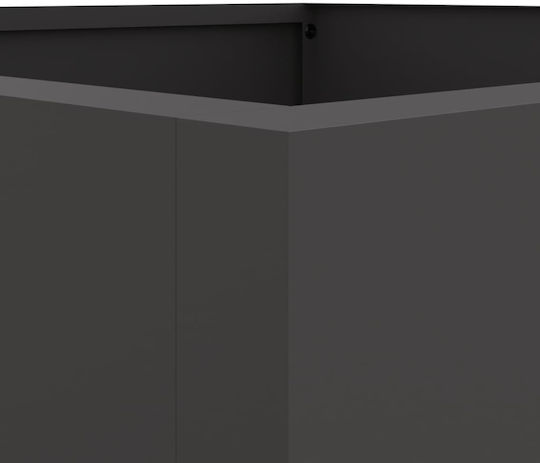 vidaXL Blumenkasten Kunststoff Black 42x75x38cm.