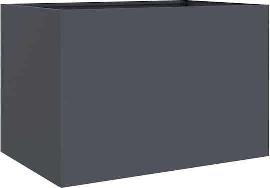 vidaXL Planter Box Plastic Charcoal 62x39x40cm.