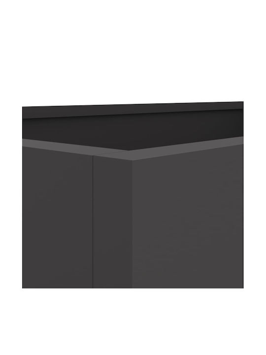 vidaXL Planter Box Plastic Black 62x39x40cm.