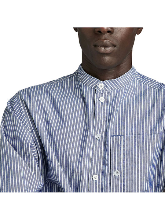 Long-sleeved Cotton Shirt Striped .d934-sun Faded Strip