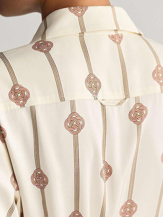 Summer Mini Shirt Dress Dress Ivoire