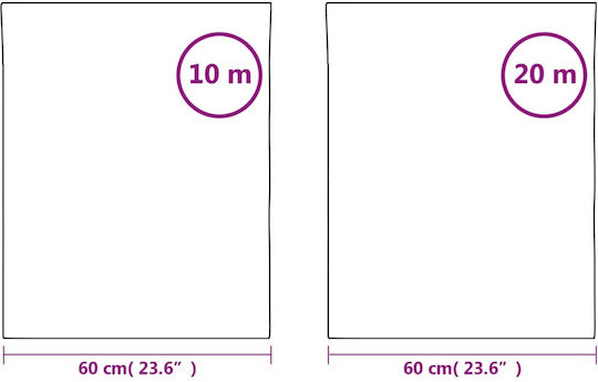 vidaXL Autocolant Afișare Sablare cu nisip Transparent 3206456 1buc