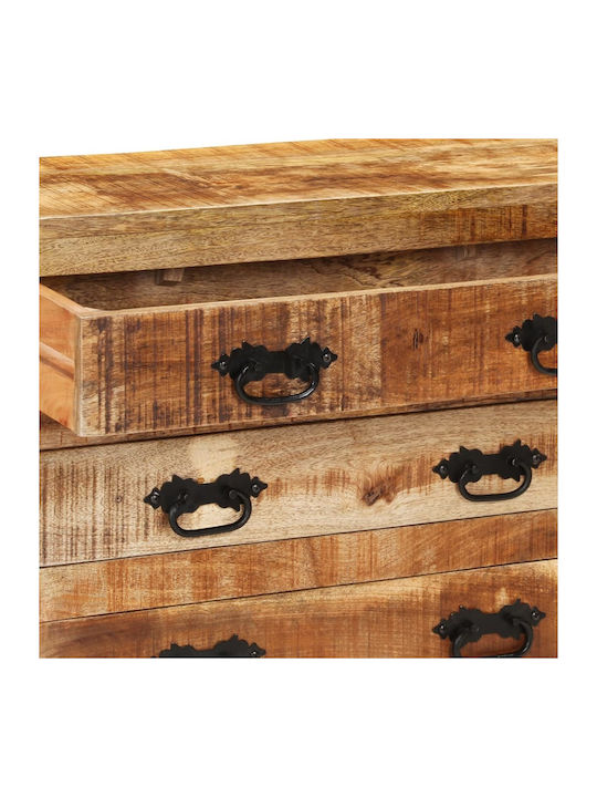 Sideboard made of Solid Wood with Drawers Brown 80x30x65cm