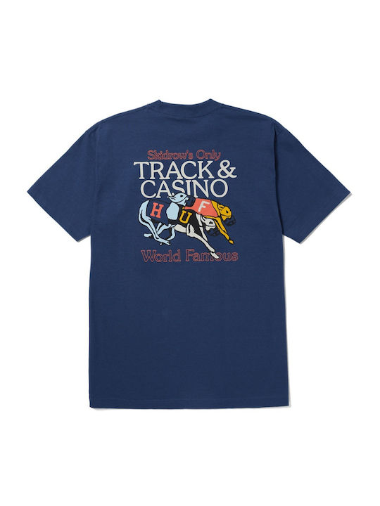 HUF Tricou Long Shot Albastru
