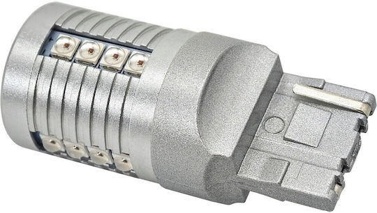 Lămpi Autoturismului W21W / W3x16d Canbus LED Roșu 12V / 24V 1buc