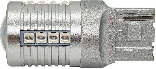 Lămpi Autoturismului W21W / W3x16d Canbus LED Roșu 12V / 24V 1buc