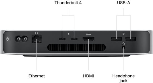 Apple Mac Mini (2023) (M2 8-core/8GB/512GB SSD/MacOS) 10-Core GPU