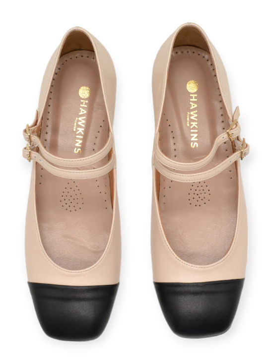 Hawkins Premium Damen Ballerinas in Beige Farbe