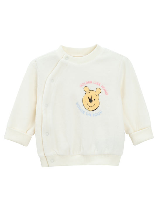 Kids' Set with Pants Winter 2pcs White Winnie Pooh Disney Mich