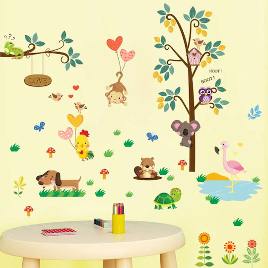 Autocolant Decorativ pentru Copii Perete 103x74buc
