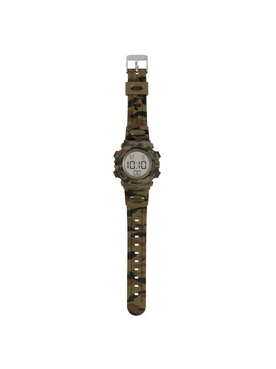 Tikkers Kids Watch With Army Silicone Strap Atk0214