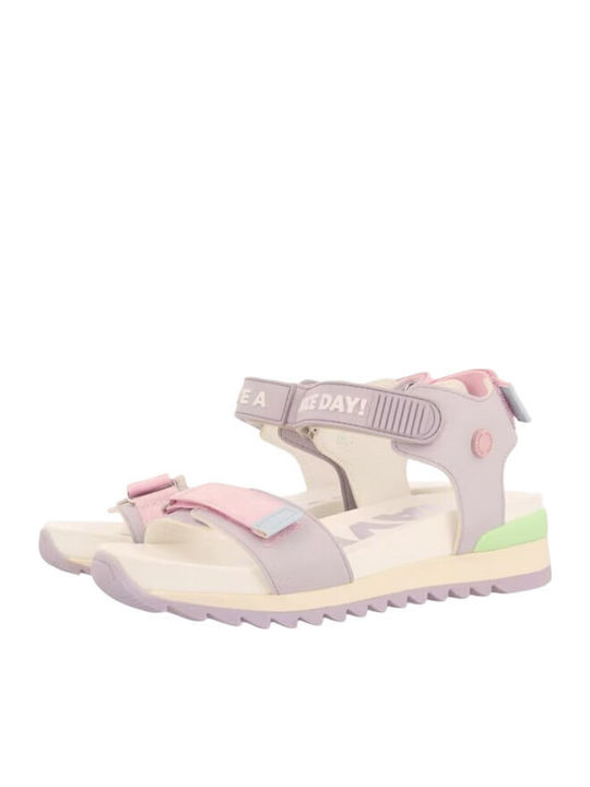 Kindersandalen Flieder