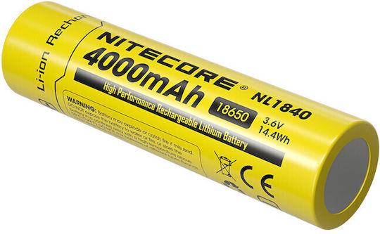 NiteCore Επαναφορτιζόμενη Μπαταρία 18650 4000mAh 3.6V 1τμχ