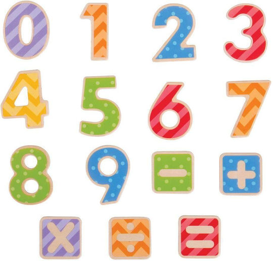Big Jigs Lernspiel Buchstaben und Zahlen aus Holz