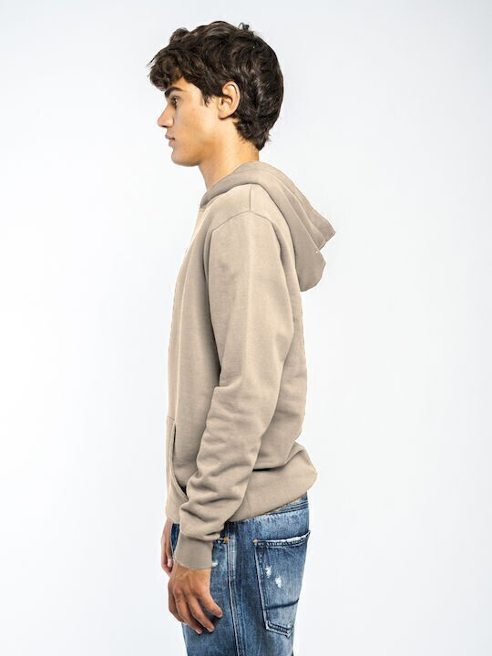 Iker Sweatshirt with Hood Beige