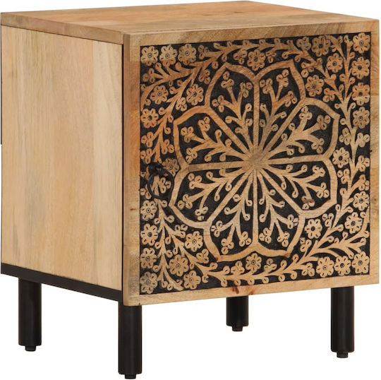 Nachttische Braun 2Stück 40x33x46cm