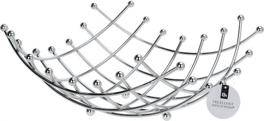 Excellent Houseware Φρουτιέρα Inox Γκρι 31x31x14εκ. Excellent Houseware Φρουτιέρα Inox Γκρι 31x31x14εκ.