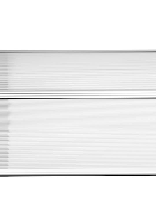 Outsunny Πολυκαρβονικό Στέγαστρο Π122xΒ89cm