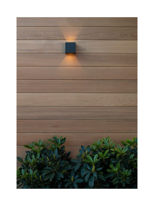 Lucide Lightning Einzel LED Warmes Weiß Spot in Schwarz Farbe