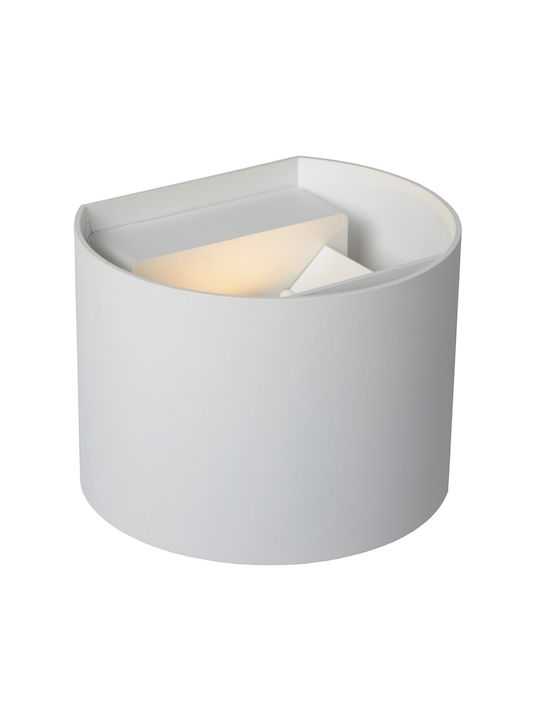 Lucide Lightning Μονό LED Θερμό Λευκό Σποτ σε Λευκό Χρώμα