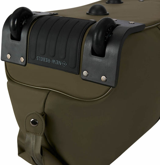 New Rebels Sack Voyage 58lt Khaki with Wheels Fabric L54xW20xH36cm