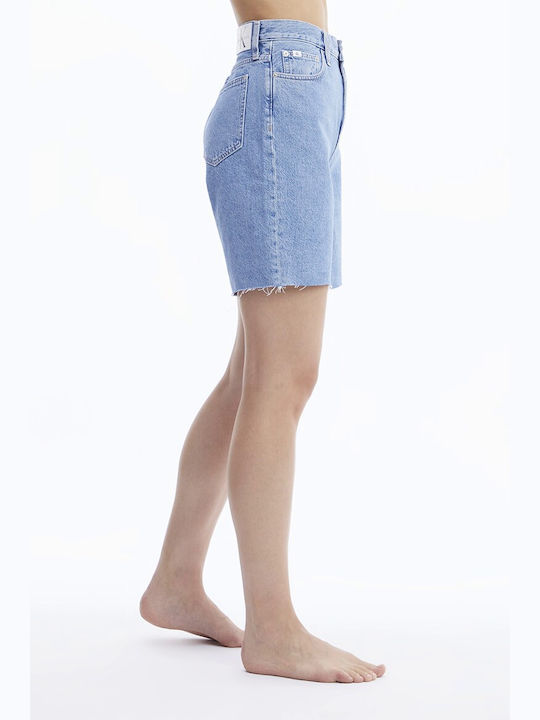 Women's Jean High-waisted Shorts Light Blue