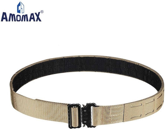 Amomax Molle Ιμάντας Στρατιωτική Ζώνη Επιχειρησιακή Καφέ 44.5mm