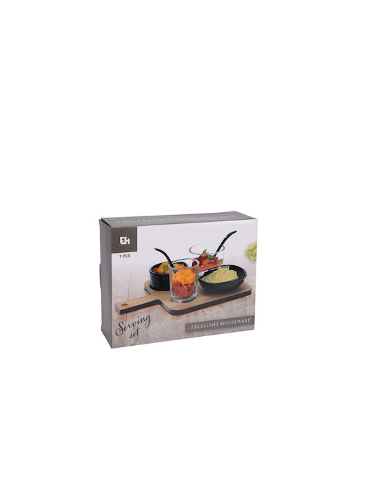 Excellent Houseware Ορντεβιέρα από Πορσελάνη Μαύρη Π22xΜ17xΥ6.6cm Excellent Houseware Ορντεβιέρα από Πορσελάνη Μαύρη Π22xΜ17xΥ6.6cm