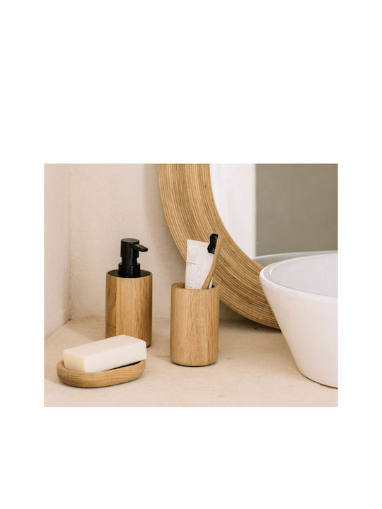 Andrea House Ceramică Coș de gunoi pentru baie Maro