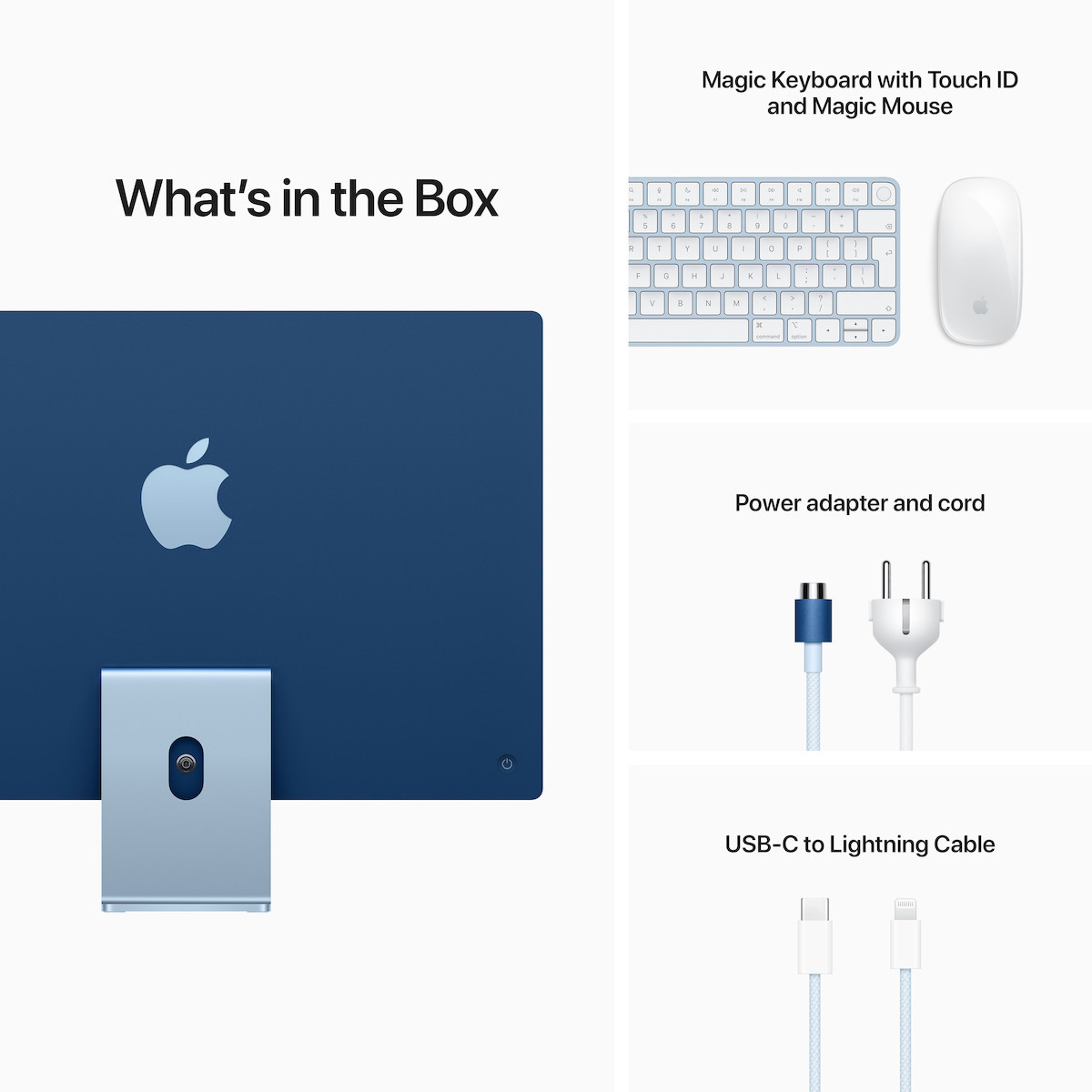 Apple iMac 24インチ 2021 ブルー 24インチiMac [整備済製品] 8コアCPUと7コアGPUを搭載したApple M1
