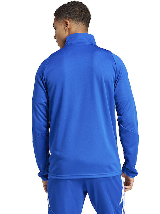 Adidas Tiro 24 Men's Athletic Long Sleeve Blouse Blue