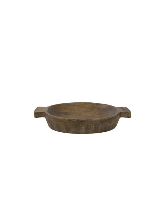 Nakaro Wood Serving Bowl Round Wooden