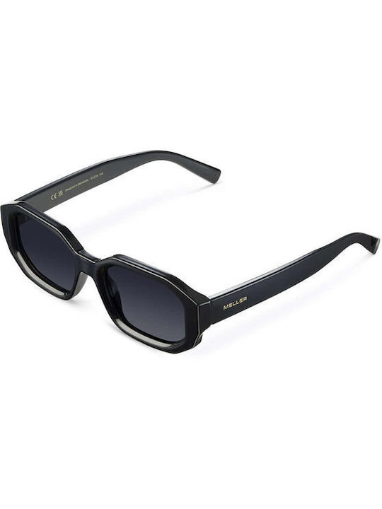 Meller Sonnenbrillen mit Schwarz Rahmen und Schwarz Polarisiert Linse KESI-TUTCAR