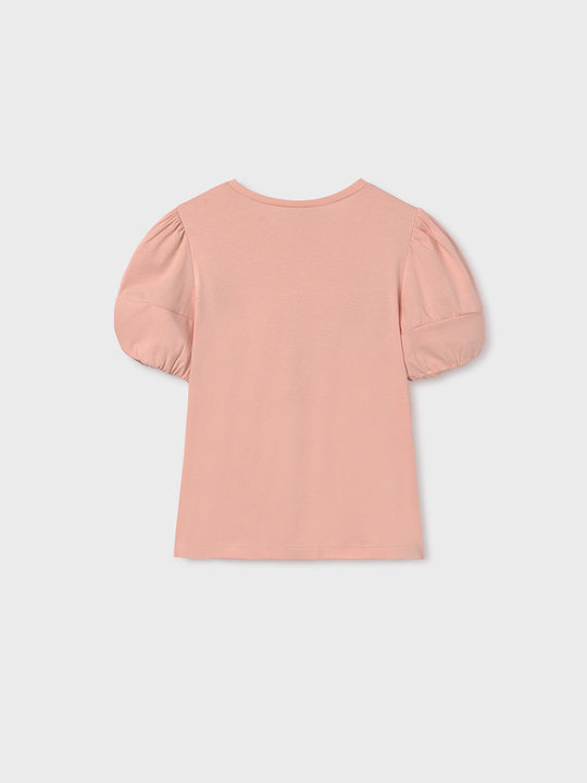 Mayoral Kids Blouse Short Sleeve Pink