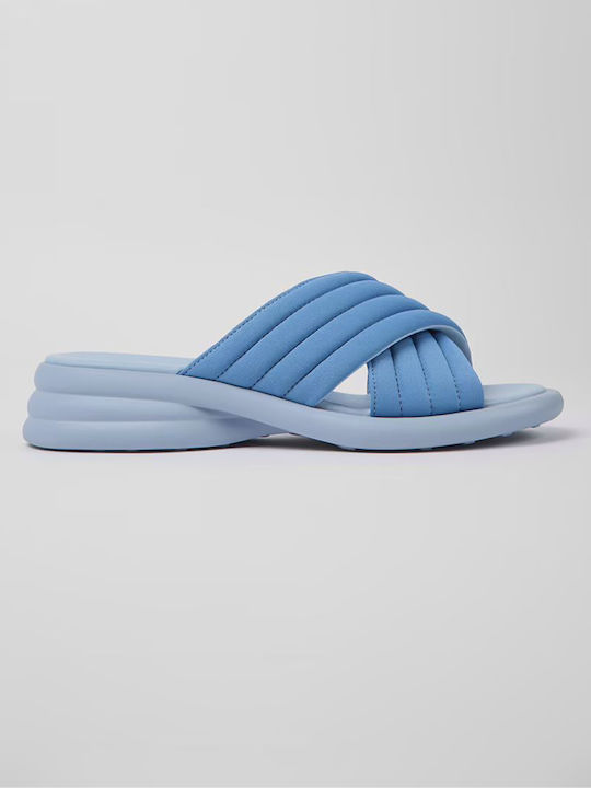 Camper Spiro Damen Flache Sandalen in Blau Farbe