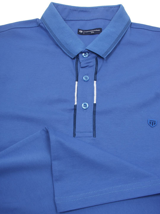 Polo Short Sleeve Blouse Blue